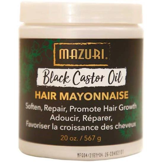 Mazuri Black Castor Oil Hair Mayonnaise For Weak & Damaged Hair 567 g