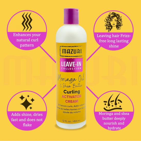 Mazuri Leave-In Collection Curling Activator Cream 454ml