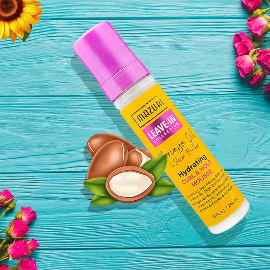 Mazuri Leave-In Collection Hydrating Curl & Hold Mousse 240ml