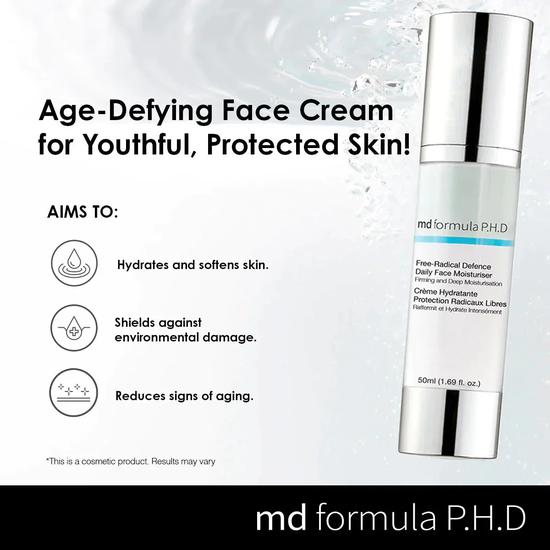 MD Formula Advanced Free Radical Defence Daily Moisturiser 50ml
