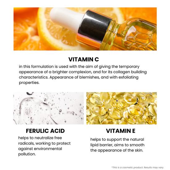 MD Formula Anti-Ageing Serum Vitamin C 3%, Ferulic Acid 1%, Vitamin E 1% 30ml