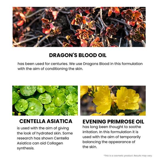 MD Formula Sensitive Skin Serum Dragon's Blood 5%, Centella Asiatica 3%, Evening Primrose Oil 1% Twin Value Savings Pack 30ml
