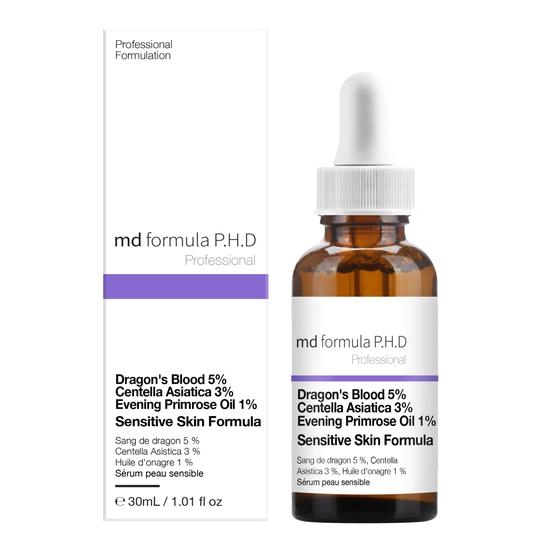 MD Formula Sensitive Skin Serum Dragon's Blood 5%, Centella Asiatica 3%, Evening Primrose Oil 1% 30ml
