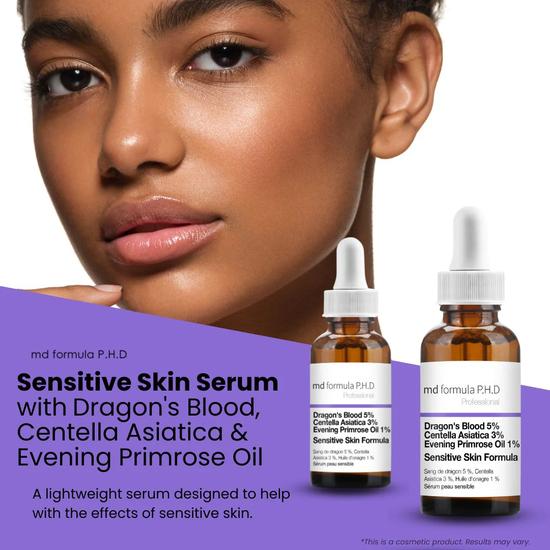 MD Formula Sensitive Skin Serum Dragon's Blood 5%, Centella Asiatica 3%, Evening Primrose Oil 1% 30ml