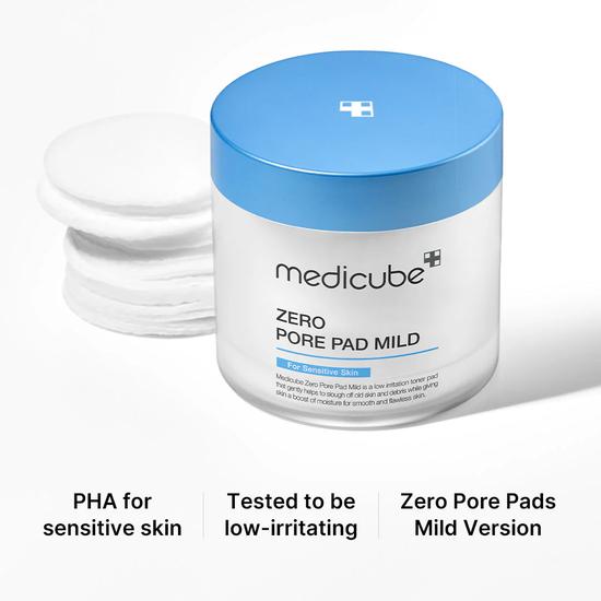 Medicube Zero Pore Madecassoside Pads Mild 70 Pads