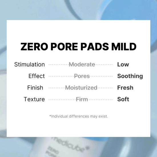 Medicube Zero Pore Mild Pads x 70