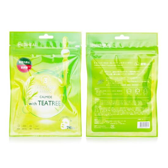 Mediheal 3 Minutes Mask Calmide With Tea Tree Japan Version 7pcs