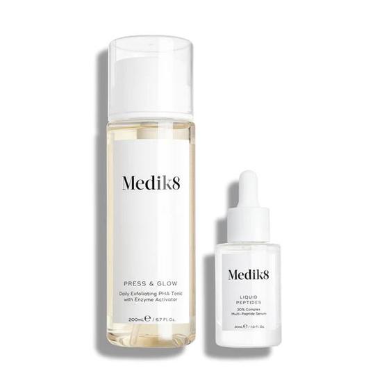 Medik8 All Day Glow Collection Press & Glow (50ml) + C-Tetra Luxe (30ml) + Advanced Day Ultimate Protect (50ml)