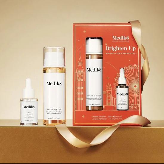 Medik8 All Day Glow Collection Press & Glow (50ml) + C-Tetra Luxe (30ml) + Advanced Day Ultimate Protect (50ml)