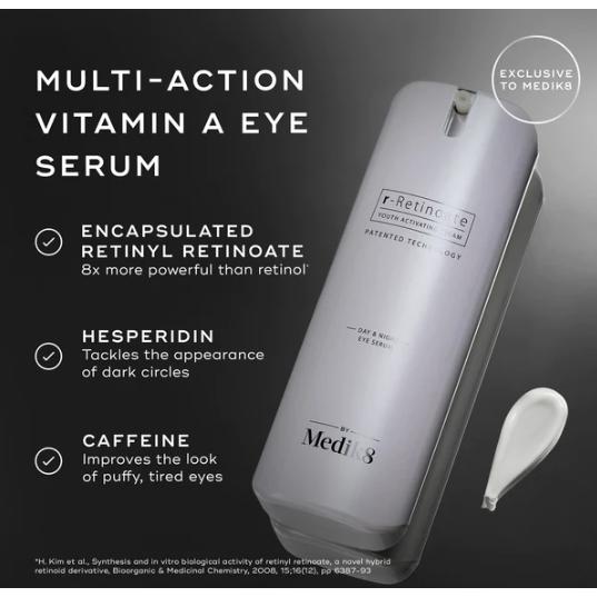 Medik8 r-Retinoate Youth Activating Cream Day & Night Eye Serum 15ml