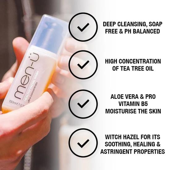 men-ü Healthy Facial Wash 15ml