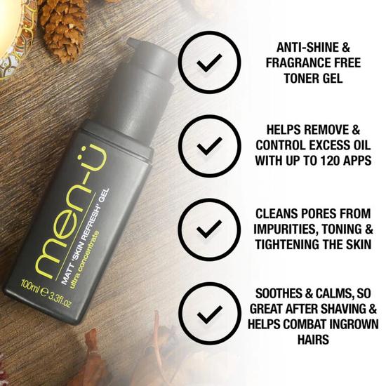 men-ü Matte Skin Refresh Gel 15ml