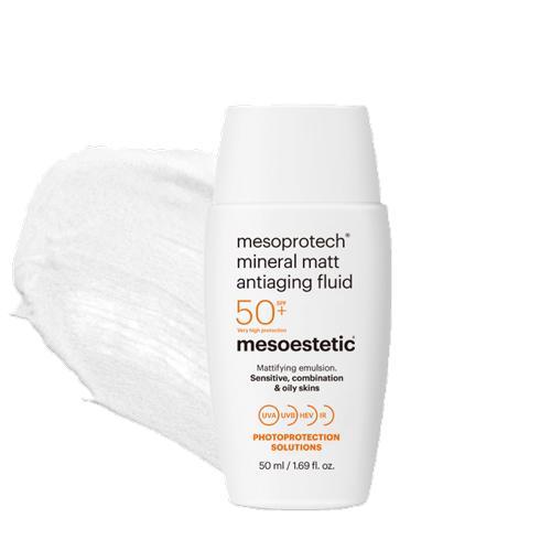 Mesoestetic Mesoprotech Mineral Matte Antiaging Fluid SPF 50+ 50ml