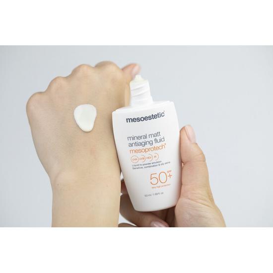 Mesoestetic Mesoprotech Mineral Matte Antiaging Fluid SPF 50+ 50ml