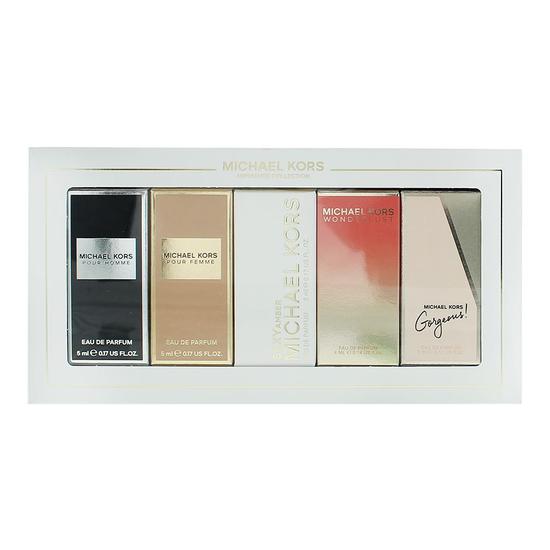 Michael Kors Mini Eau De Parfum Gift Set Gorgeous + Wonderlust + Sexy Amber + Pour Femme + Pour Homme