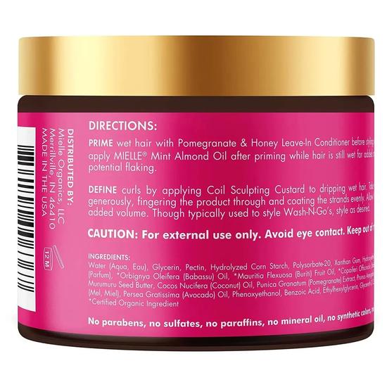 Mielle Organics Pomegranate & Honey Coil Sculpting Custard 340g