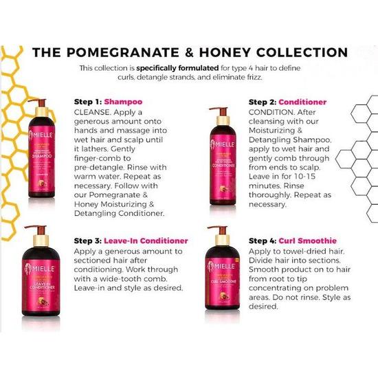 Mielle Organics Pomegranate & Honey Moisturising & Detangling Shampoo