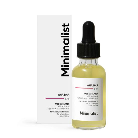 Minimalist AHA BHA 10% Face Exfoliator