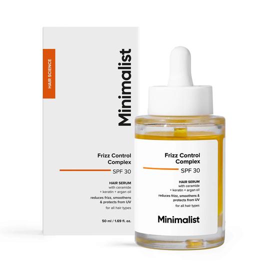 Minimalist Hair Care Frizz Control Complex SPF 30 Hair Serum 50ml
