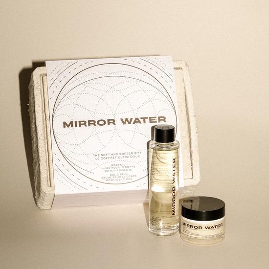 Mirror Water The Soft & Softer Gift 100ml Smooth Body Oil + 50ml Rub Solid Balm