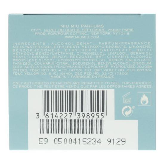 Miu Miu L'Eau Rosee Eau De Toilette 50ml