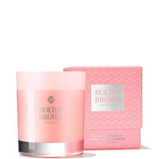 Molton Brown Rhubarb & Rose Single Wick Candle 180g
