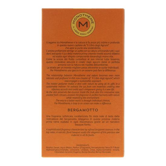 Monotheme Bergamotto Eau De Toilette 100ml