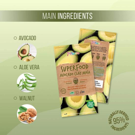 Montagne Jeunesse 7th Heaven Superfood Avocado Clay Mask 10g