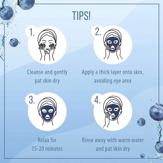 Montagne Jeunesse 7th Heaven Superfood Blueberry Mud Mask 10g
