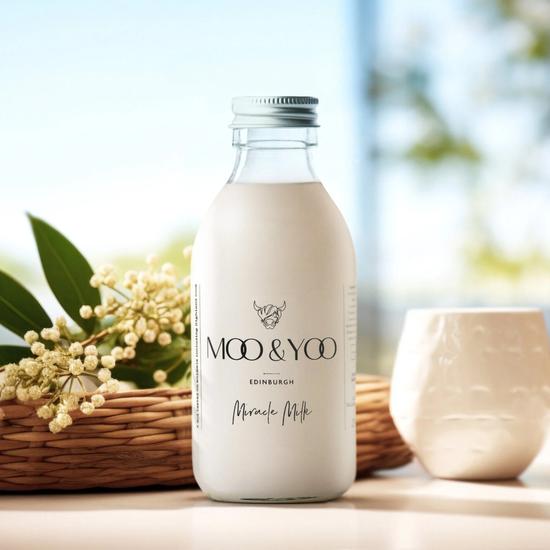 Moo & Yoo Miracle Milk Leave-in Conditioner & Heat Protection Aluminium Lid: 250ml