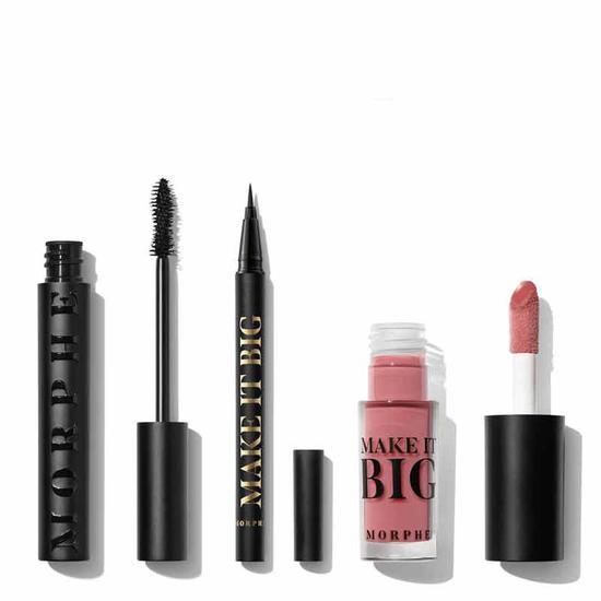 Morphe Make It Big Mascara, Eyeliner & Lip Trio Gift Set