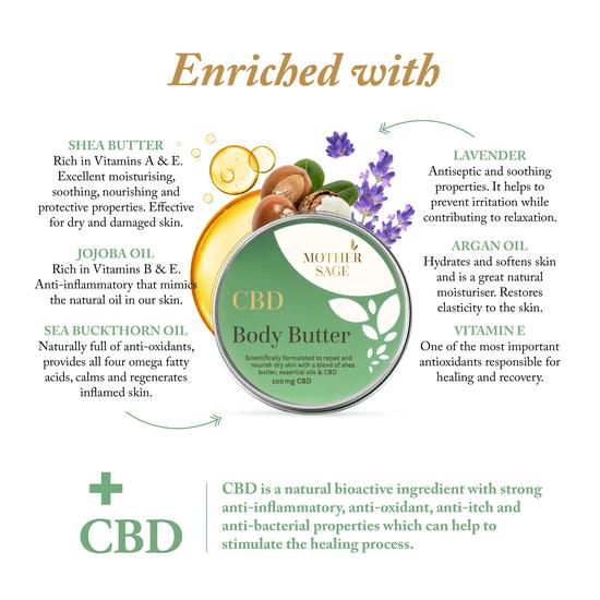 MotherSage CBD Body Butter