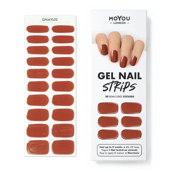 MoYou London Gel Nail Strip Cinnamon Bun