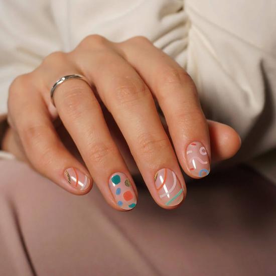 MoYou London Gel Nail Strip Confetti Dip