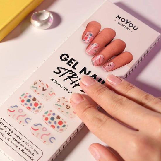 MoYou London Gel Nail Strip Confetti Dip