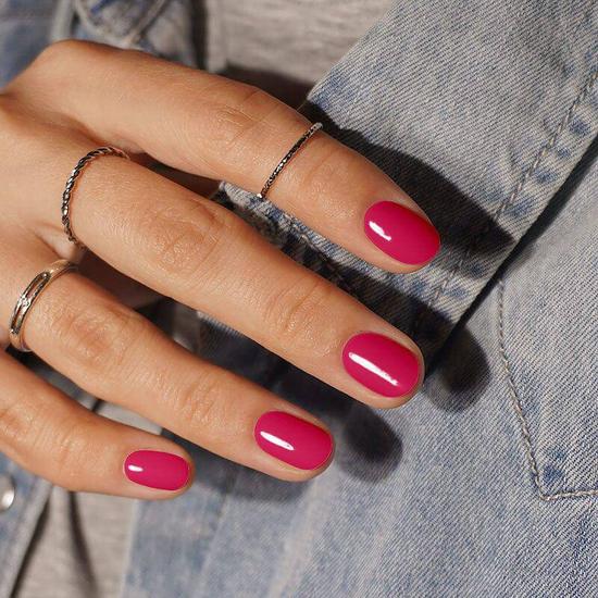 MoYou London Gel Nail Strip Deep Pink