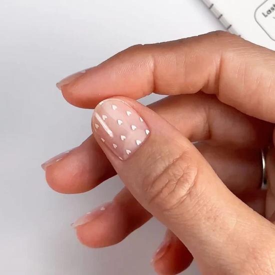 MoYou London Gel Nail Strip Heart To Get
