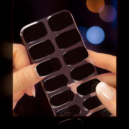 MoYou London Gel Nail Strip Jet Black