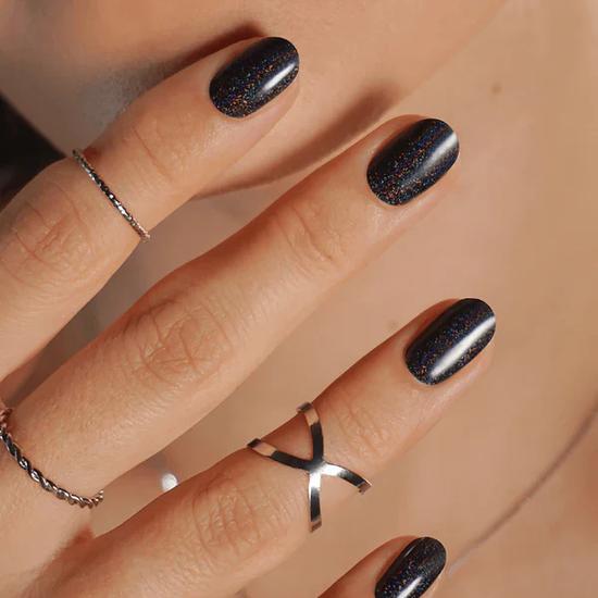 MoYou London Gel Nail Strip Magic Cocoa Holographic Glitter