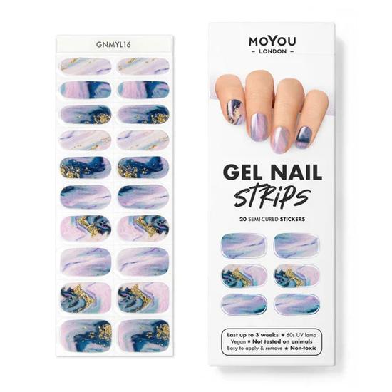 MoYou London Gel Nail Strip Marble Cake