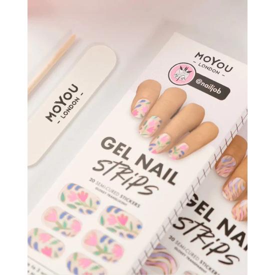 MoYou London Gel Nail Strip @nailjob 01