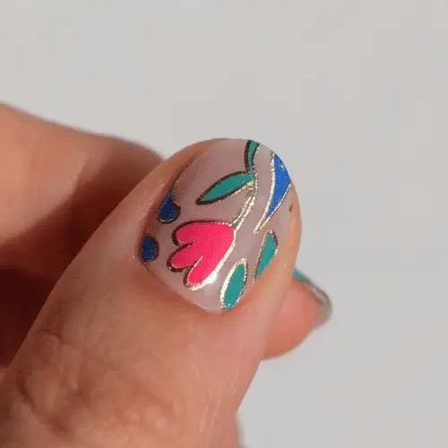 MoYou London Gel Nail Strip @nailjob 01