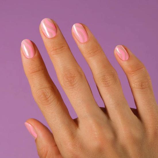MoYou London Gel Nail Strip @peachinails 01