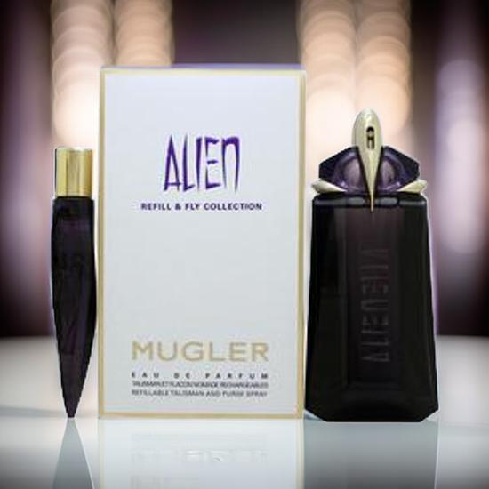 Mugler Alien Gift Set 90ml Eau De Parfum + 10ml Eau De Parfum