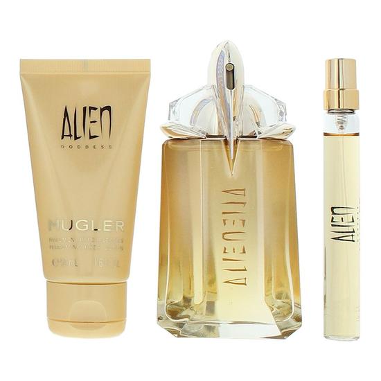 Mugler Alien Goddess Eau De Parfum 60ml, Eau De Parfum 10ml + Body Lotion 50ml Gift Set 60ml