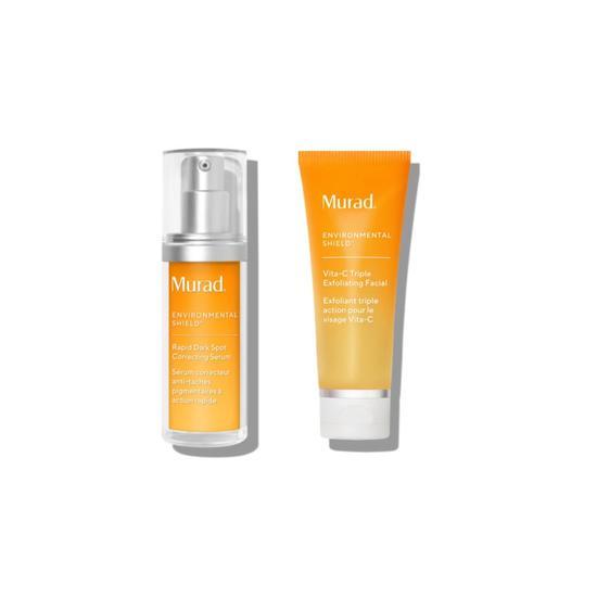 Murad The Derm Report On: Diminishing Dark Spots Dark Spot Correcting Serum + Triple Exfoliating Facial