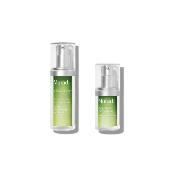 Murad The Derm Report On: Our Best Line & Wrinkle Tech Retinol Youth Renewal Serum + Retinol Youth Renewal Eye Serum