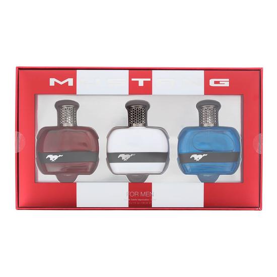 Mustang Red, White + Blue Eau De Toilette Gift Set 30ml