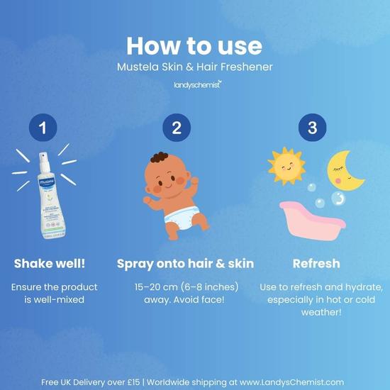 Mustela Skin & Hair Freshener 200ml