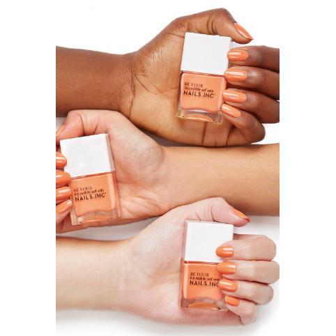 Nails Inc Kiss My Peach Nail Varnish Duo